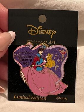 Disney Sleeping Beauty Enamel Pin - Aurora and Prince Phillip